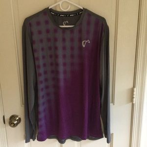 2 New Athletic DNA Long Sleeve Shirt Dri Fit Men L